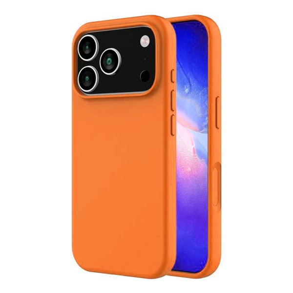 iPhone 17 Pro Skal Silikon MagSafe Orange