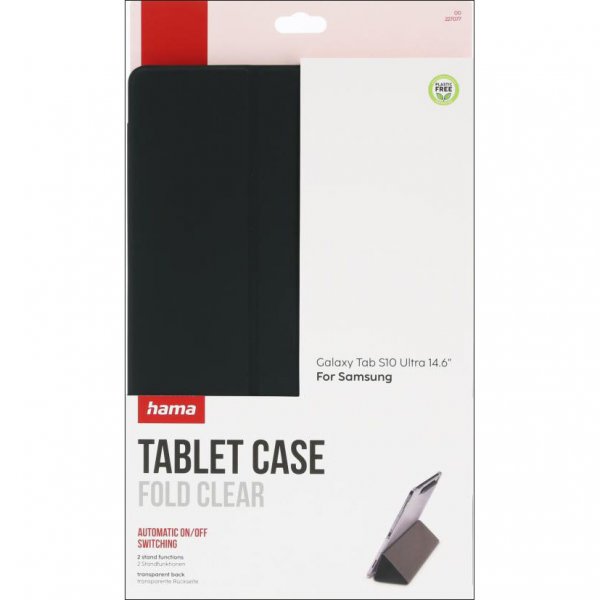 Samsung Galaxy Tab S10 Ultra Fodral Fold Clear Svart