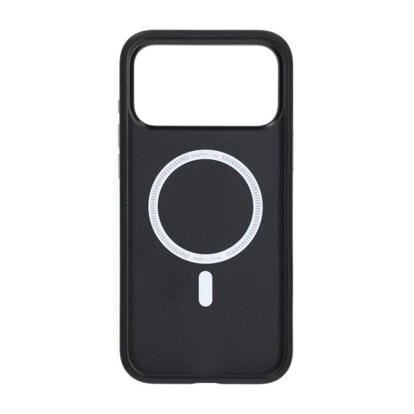 iPhone 17 Pro Skal Konstläder MagSafe Svart