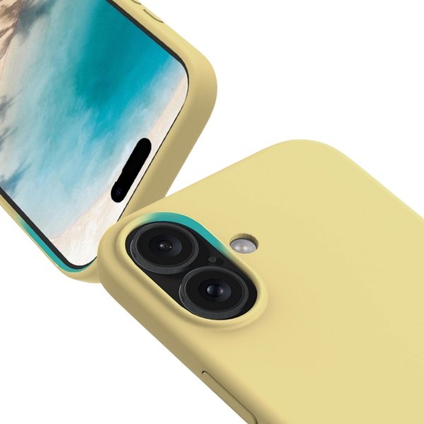 iPhone 17 Skal Silikon MagSafe Gul