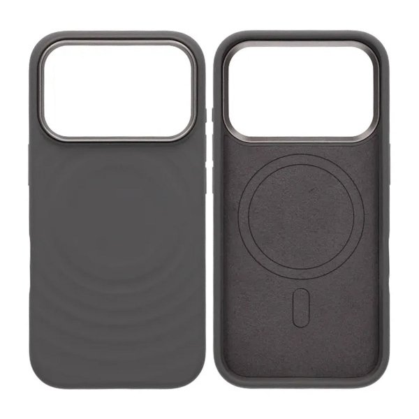 iPhone 17 Pro Skal Silikon MagSafe Grå