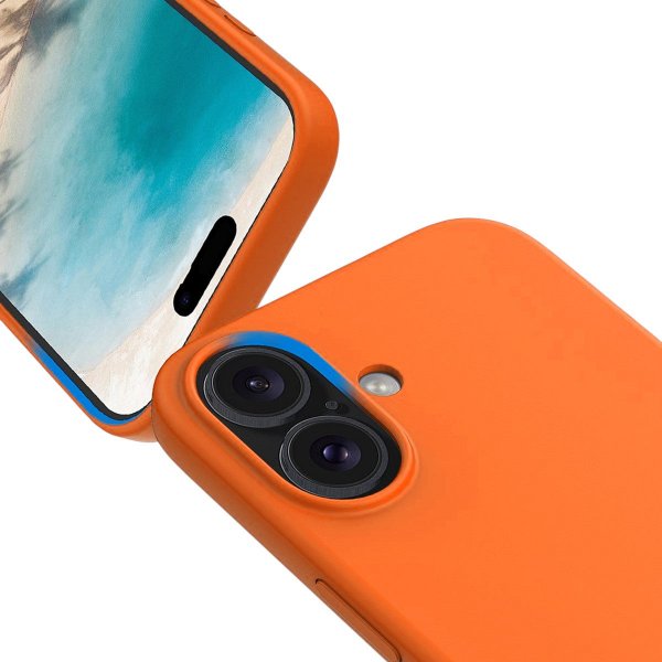 iPhone 17 Skal Silikon MagSafe Orange