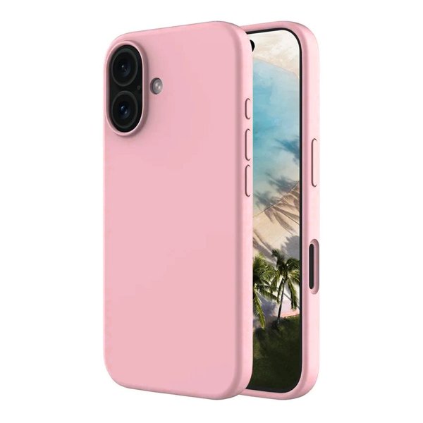 iPhone 17 Skal Silikon MagSafe Rosa
