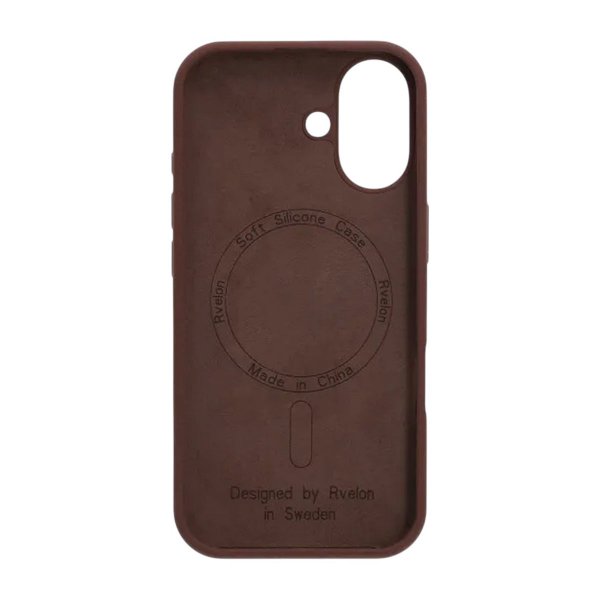 iPhone 17 Skal Silikon MagSafe Brun