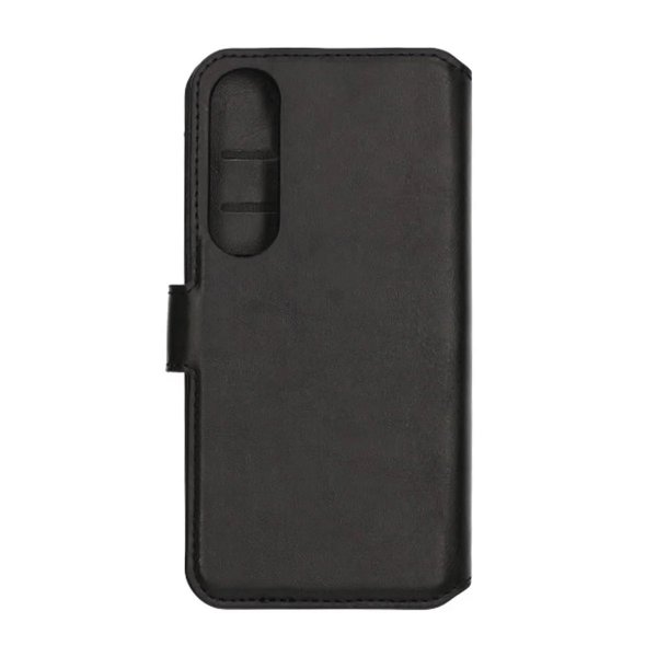 Samsung Galaxy S25 Edge Fodral 4 Kortfack Löstagbart Skal Svart