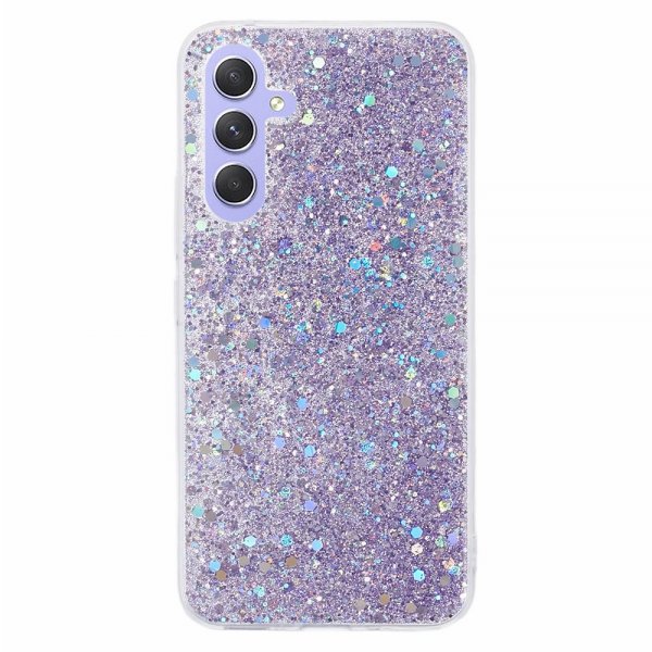 Samsung Galaxy A35 Cover Sparkle Series Lilac Purple