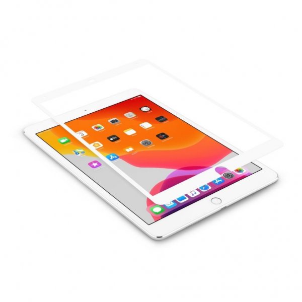 iVisor AG iPad 10.2 2019/2020 Skärmskydd Fullsize Vit