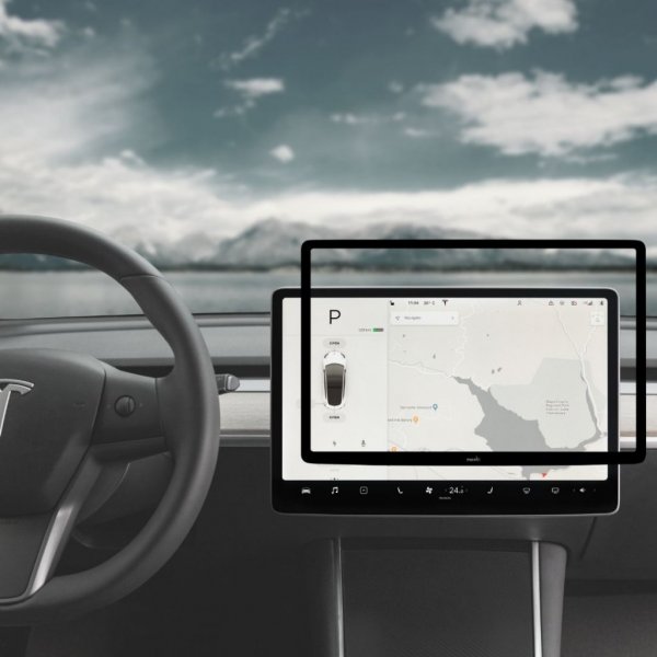 iVisor AG Tesla Model 3/Y Skärmskydd Svart