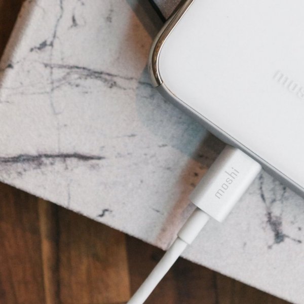 Kabel USB Cable with Lightning Connector 1 m Svart