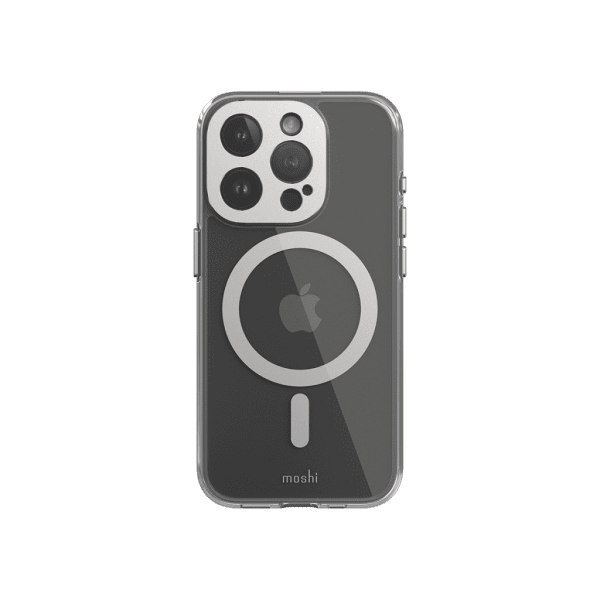 iPhone 15 Pro Skal iGlaze MagSafe Luna Silver