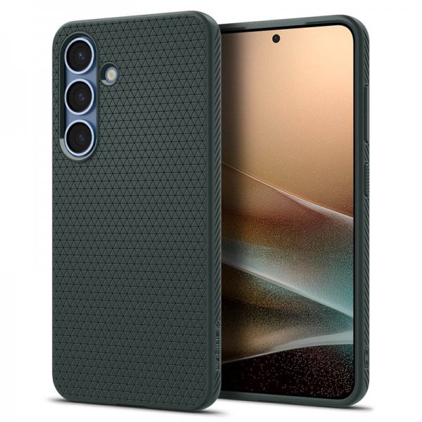 Samsung Galaxy S25 Skal Liquid Air Abyss Green