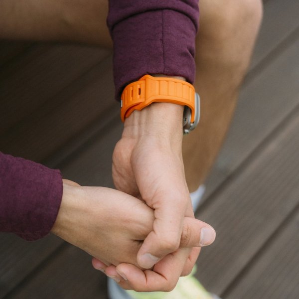 Apple Watch 44/45/46mm/Apple Watch Ultra Armband Journey Electric Orange