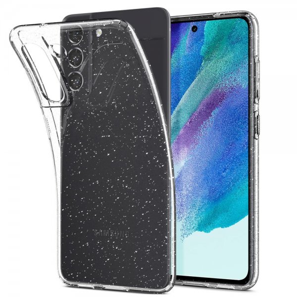 Samsung Galaxy S21 FE Skal Liquid Crystal Glitter Crystal Quartz