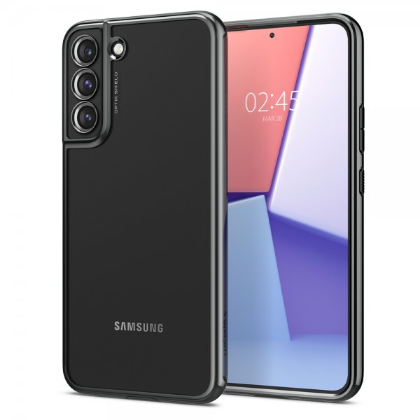 Samsung Galaxy S22 Skal Optik Crystal Chrome Gray