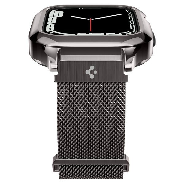 Apple Watch 45mm Skal med Armband Metal Fit Pro Graphite