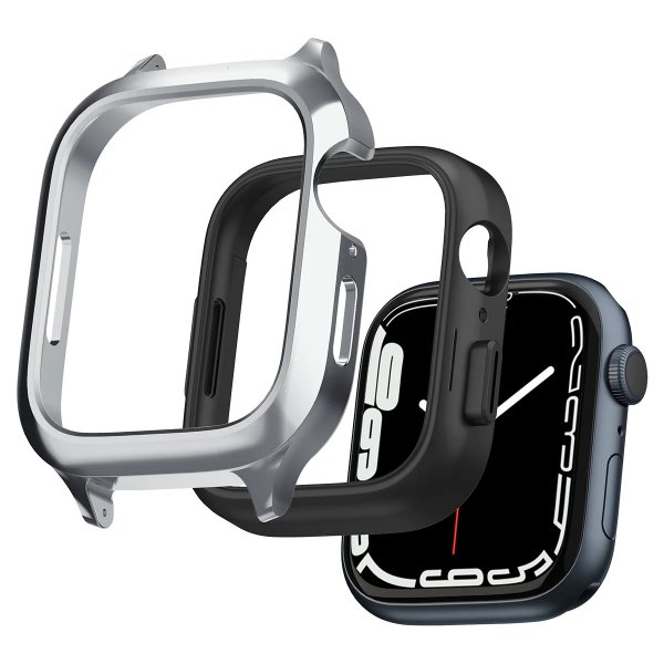 Apple Watch 40mm Skal med Armband Metal Fit Pro Silver