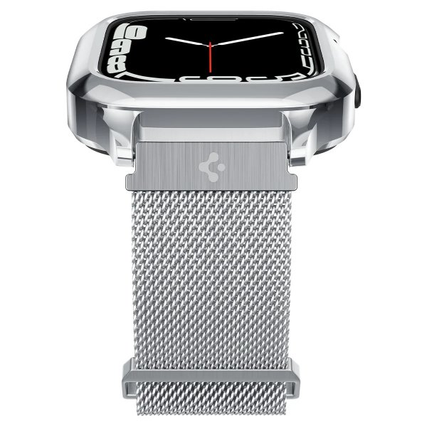 Apple Watch 40mm Skal med Armband Metal Fit Pro Silver