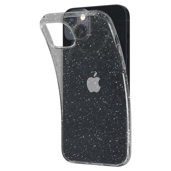 iPhone 14 Plus Skal Liquid Crystal Glitter Crystal Quartz