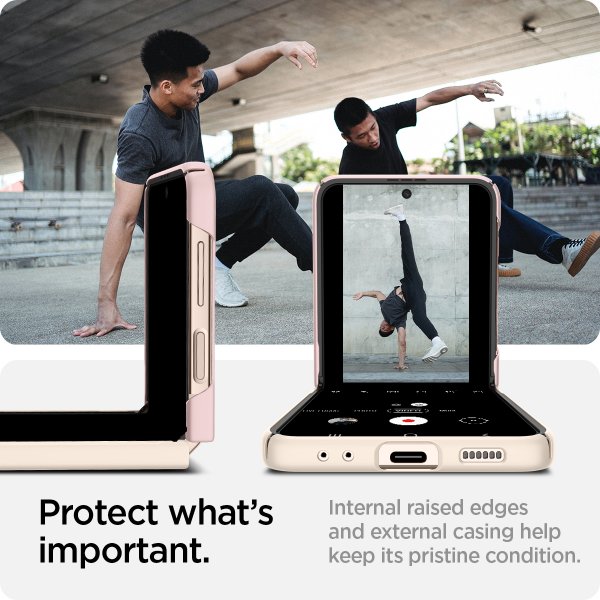 Samsung Galaxy Z Flip 4 Skal AirSkin Cotton Pink