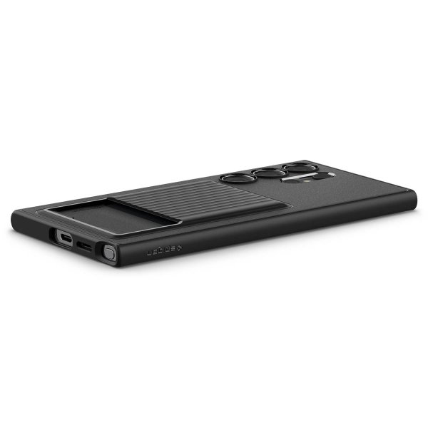 Samsung Galaxy S24 Ultra Skal Liquid Slot Matte Black