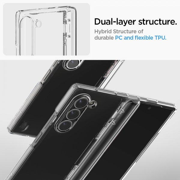 Samsung Galaxy Z Fold 6 Skal Ultra Hybrid Pro Crystal Clear
