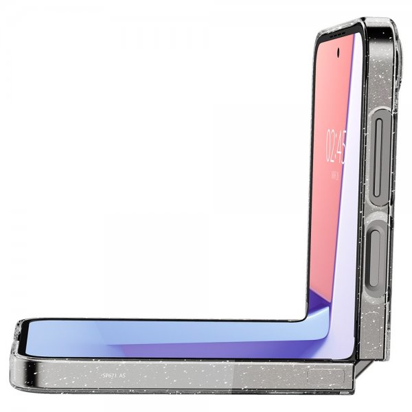 Samsung Galaxy Z Flip 6/Flip 7 FE Skal Air Skin Glitter Crystal Quartz