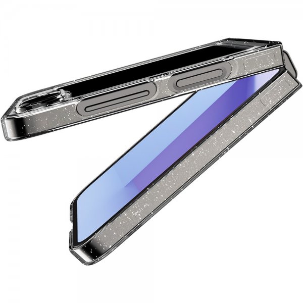 Samsung Galaxy Z Flip 6/Flip 7 FE Skal Air Skin Glitter Crystal Quartz