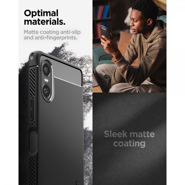 Sony Xperia 10 VI Skal Rugged Armor Matte Black