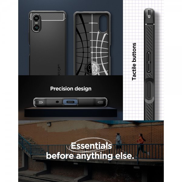 Sony Xperia 10 VI Skal Rugged Armor Matte Black