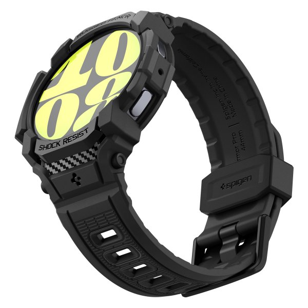 Samsung Galaxy Watch 7 40mm Armband och Skal Rugged Armor Pro Matte Black