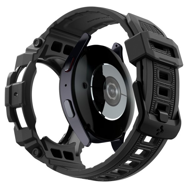 Samsung Galaxy Watch 7 44mm Armband och Skal Rugged Armor Pro Matte Black