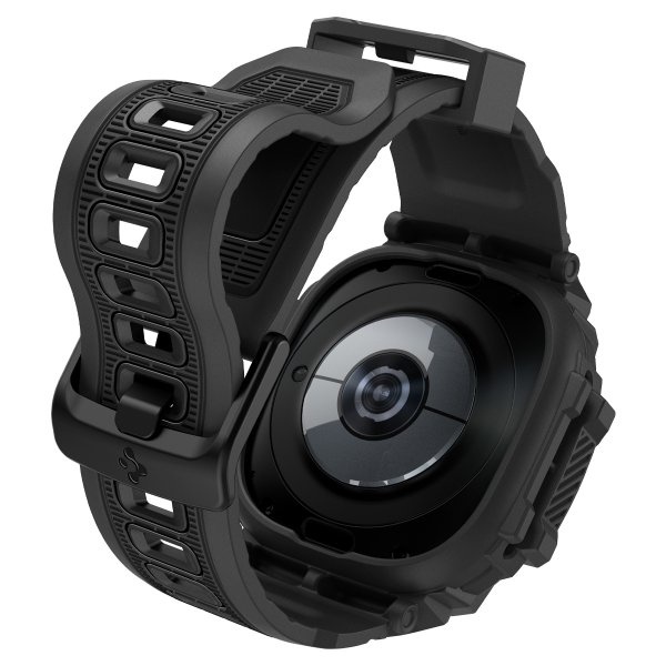 Samsung Galaxy Watch Ultra Armband och Skal Rugged Armor Pro Matte Black