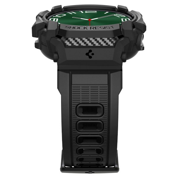 Samsung Galaxy Watch Ultra Armband och Skal Rugged Armor Pro Matte Black