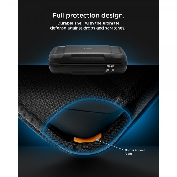 Steam Deck/Steam Deck OLED Väska Rugged Armor Pro Pouch Svart