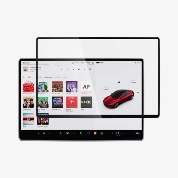 Skärmskydd GLAS.tR EZ FIT Anti-Glare Tesla Model 3 (2024)