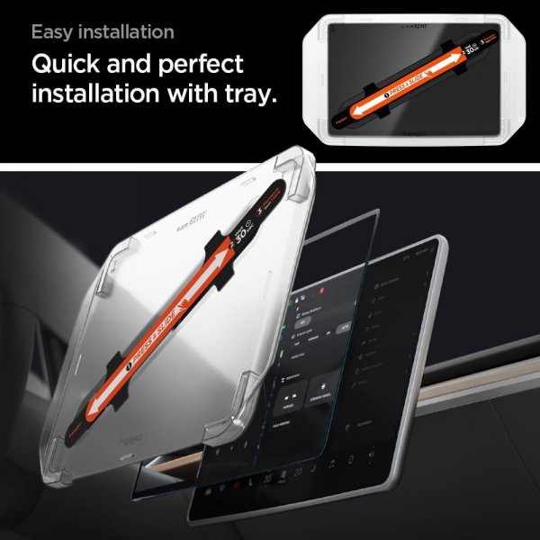 Skärmskydd GLAS.tR EZ FIT Anti-Glare Tesla Model 3 (2024)