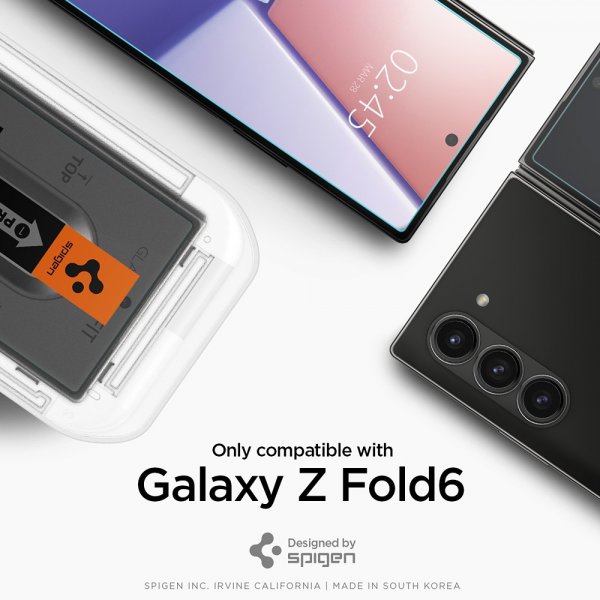 Samsung Galaxy Z Fold 6 Skärmskydd GLAS.tR EZ Fit 2-pack