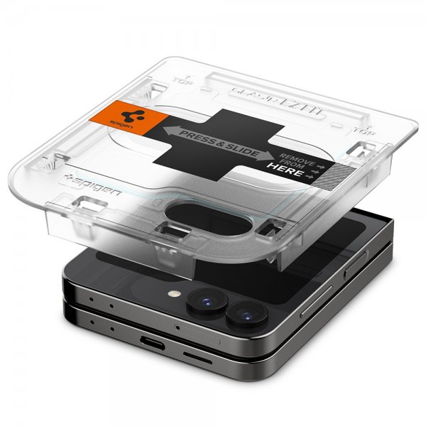 Samsung Galaxy Z Flip 6/Flip 7 FE Skärmskydd GLAS.tR EZ Fit 2-pack