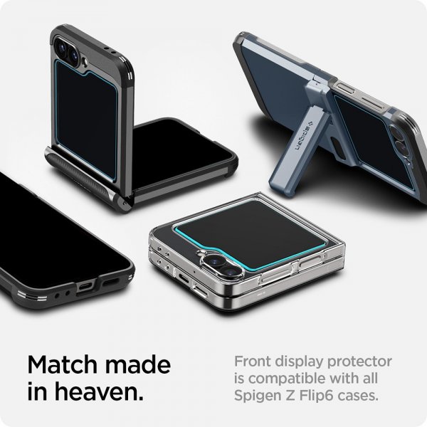 Samsung Galaxy Z Flip 6/Flip 7 FE Skärmskydd GLAS.tR EZ Fit 2-pack
