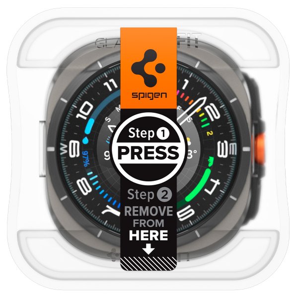 Samsung Galaxy Watch Ultra Skärmskydd GLAS.tR EZ Fit 2-pack