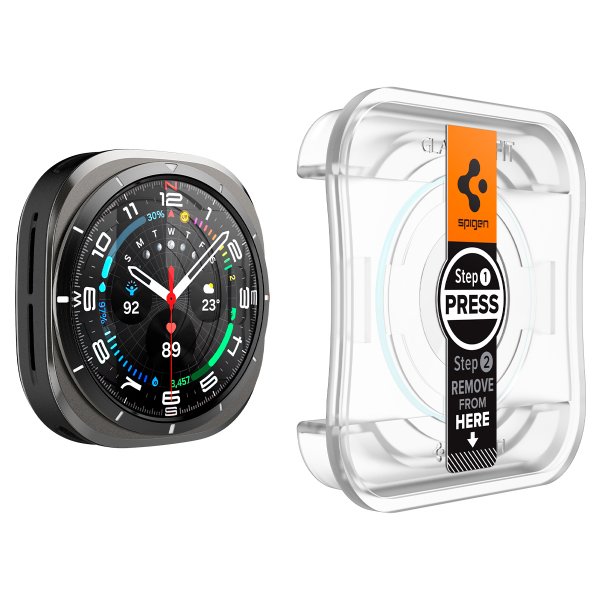 Samsung Galaxy Watch Ultra Skärmskydd GLAS.tR EZ Fit 2-pack