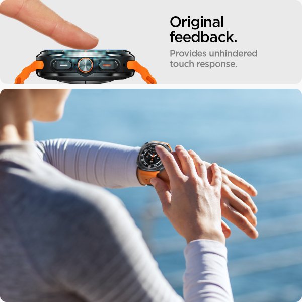 Samsung Galaxy Watch Ultra Skärmskydd GLAS.tR EZ Fit 2-pack