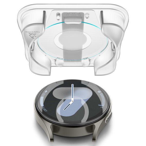 Samsung Galaxy Watch 7 44mm Skärmskydd GLAS.tR EZ Fit 2-pack