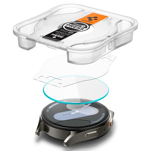 Samsung Galaxy Watch 7 44mm Skärmskydd GLAS.tR EZ Fit 2-pack