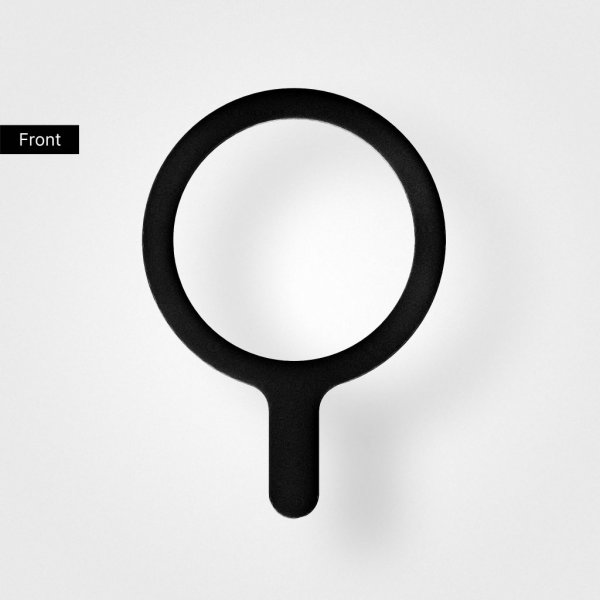 Avtagbar MagSafe-ring Svart
