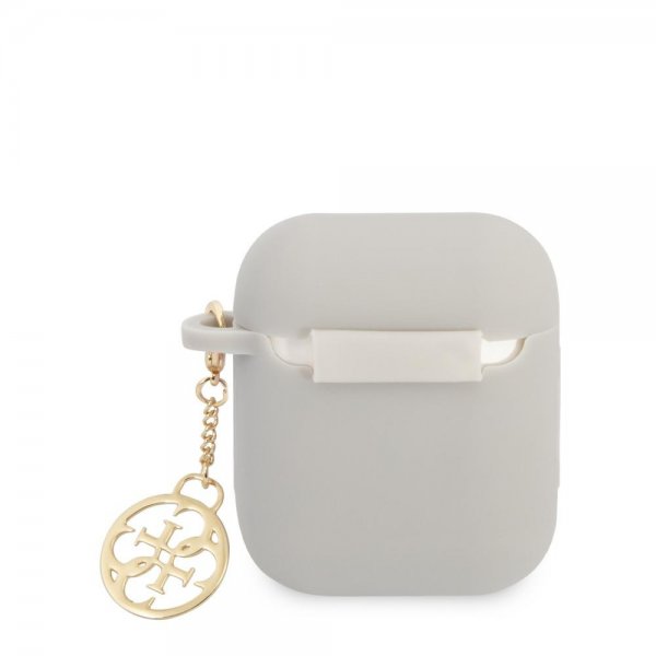 AirPods 1/2 Skal Classic Logo 4G Charm Grå