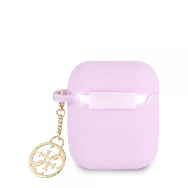 AirPods 1/2 Skal Classic Logo 4G Charm Lila