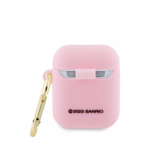AirPods 1/2 Skal Liquid Silicone Rosa