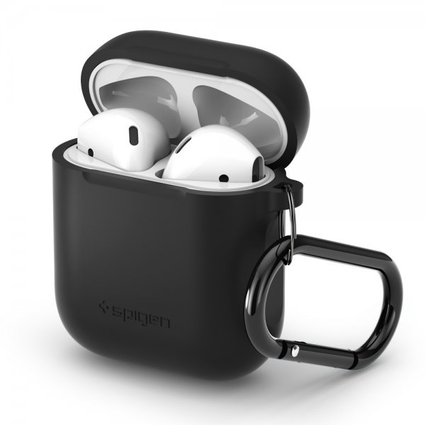 AirPods 1/2 Skal Silicone Case Svart