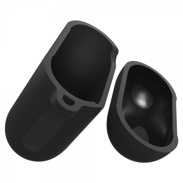 AirPods 1/2 Skal Silicone Case Svart